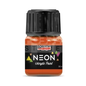 Pentart Neon akrilfesték – narancs 30 ml