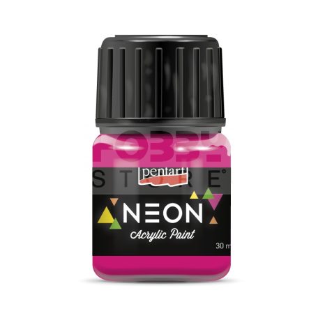 Pentart Neon pink színű akril bázisú hobbi festék 30 ml