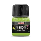 Pentart Neon zöld színű akril bázisú hobbi festék 30 ml