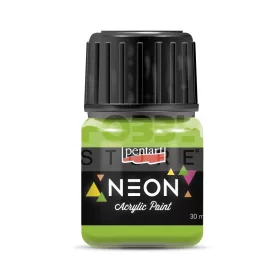 Pentart Neon akrilfesték – zöld 30 ml