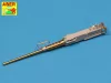 Aber Models Barrel for U.S machine gun cal .50 Browning M2 HB - amerikai .50-es Browning M2 HB géppuskacső