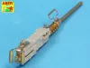 Aber Models Barrel for U.S machine gun cal .50 Browning M2 HB - amerikai .50-es Browning M2 HB géppuskacső