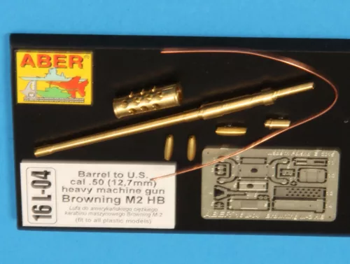 Aber Models Barrel for U.S machine gun cal .50 Browning M2 HB - amerikai .50-es Browning M2 HB géppuskacső