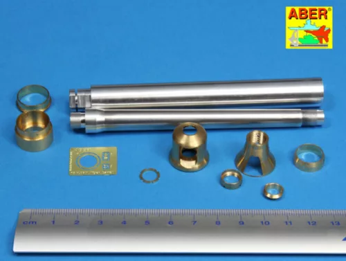 Aber Models German 88 mm KwK 36L/56 Tiger I Eariy Barrel - német 88 mm-es KwK 36L/56 Tiger I Eariy lövegcső