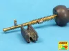 Aber Models Set of two barrels ZB 37 for Panzer 38(t) - 2 ZB 37 lövegcső