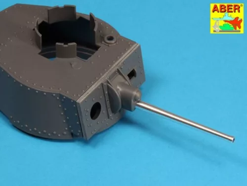 Aber Models German 3,7 cm KwK A 7 L/42 tank gun barrel for Pz.Kpfw.(38) - német 3,7 cm-es KwK A 7 L/42 harckocsi-lövegcső – Pz.Kpfw. 38 maketthez
