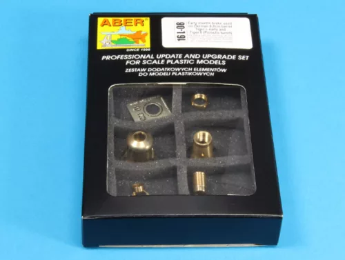 Aber Models Early muzzle brake used on German 8,8zm barrel Tiger I-early and Tiger II - korai – korai csőszájfék