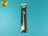 Aber Models King Tiger Porsche-torony – 88 mm-es KwK 43/3 L/71 (egyrészes) lövegcső – csőszájfék nélkül