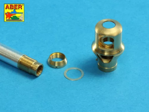 Aber Models Early muzzle brake for 7,5cm barrel Pz. IV, Ausf. G - 7,5 cm-es lövegcső Pz. IV, Ausf. G – korai csőszájfék