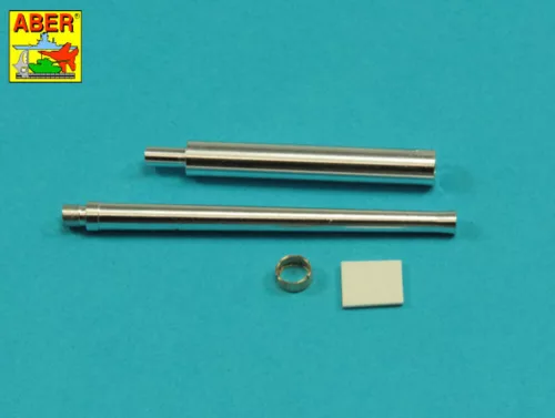 Aber Models Gun barrel for 37 mm M6 gun used on US M3 & M5 tanks - 37 mm-es M6 lövegcső – amerikai M3 és M5 harckocsikhoz