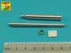 Aber Models Gun barrel for 37 mm M6 gun used on US M3 & M5 tanks - 37 mm-es M6 lövegcső – amerikai M3 és M5 harckocsikhoz