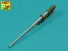 Aber Models Gun barrel for 37 mm M6 gun used on US M3 & M5 tanks - 37 mm-es M6 lövegcső – amerikai M3 és M5 harckocsikhoz