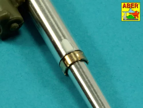 Aber Models Gun barrel for 37 mm M6 gun used on US M3 & M5 tanks - 37 mm-es M6 lövegcső – amerikai M3 és M5 harckocsikhoz