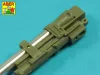 Aber Models Gun barrel for 37 mm M6 gun used on US M3 & M5 tanks - 37 mm-es M6 lövegcső – amerikai M3 és M5 harckocsikhoz