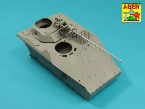 Aber Models Barrel for German 20 mm RH202 MK 20 DM chain gun used on Wiesel, Luchs, Marder I - német 20 mm-es RH202 / MK 20 DM gépágyúcső – Wiesel, Luchs és Marder I járművekhez