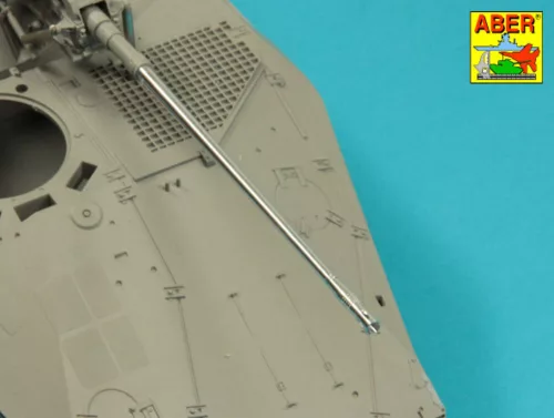 Aber Models Barrel for German 20 mm RH202 MK 20 DM chain gun used on Wiesel, Luchs, Marder I - német 20 mm-es RH202 / MK 20 DM gépágyúcső – Wiesel, Luchs és Marder I járművekhez