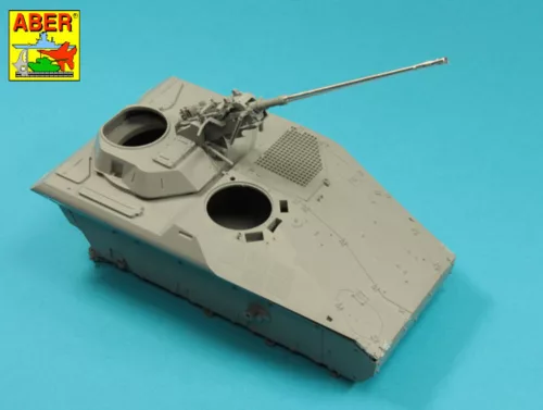 Aber Models Barrel for German 20 mm RH202 MK 20 DM chain gun used on Wiesel, Luchs, Marder I - német 20 mm-es RH202 / MK 20 DM gépágyúcső – Wiesel, Luchs és Marder I járművekhez