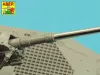 Aber Models Barrel for German 20 mm RH202 MK 20 DM chain gun used on Wiesel, Luchs, Marder I - német 20 mm-es RH202 / MK 20 DM gépágyúcső – Wiesel, Luchs és Marder I járművekhez