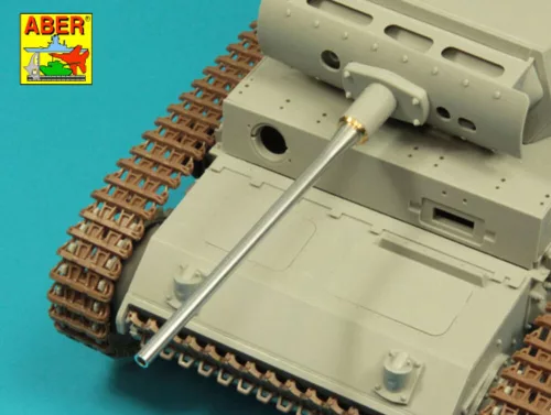 Aber Models German barrel 50mm KwK 39 L/60 forPz.Kpfw.IIIAusf.J (late), L, M - német 50 mm-es KwK 39 L/60 lövegcső – késői Pz.Kpfw. III Ausf. J, valamint L és M változatokhoz