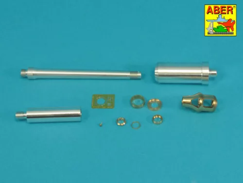 Aber Models Barrel 8,8 cm KwK 36/56 to Tiger I early (Andy's Hobby/Takom) - lövegcső 8,8 cm-es KwK 36/56 – Tiger I korai (Andy's Hobby/Takom)