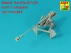 Aber Models Barrel for German 75 mm PaK 40 gun without muzzle brake - német 75 mm-es PaK 40 lövegcső – csőszájfék nélkül