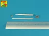 Aber Models Gun barrel for 37 mm M6 gun used on US M8 Greyhound (Andy's) - 37 mm-es M6 lövegcső – amerikai M8 Greyhound Andy’s Hobby Headquarters maketthez