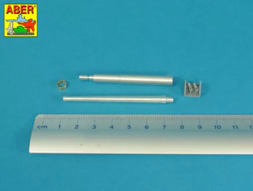 Aber Models Gun barrel for 37 mm M6 gun used on US M8 Greyhound (Andy's) - 37 mm-es M6 lövegcső – amerikai M8 Greyhound Andy’s Hobby Headquarters maketthez