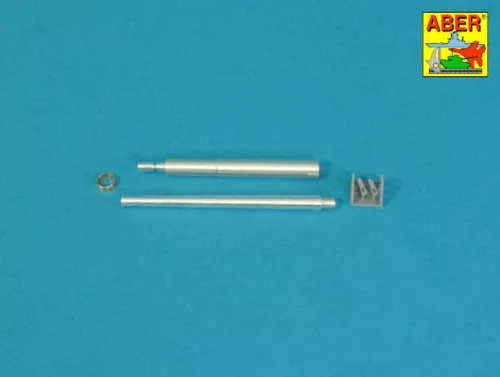 Aber Models Gun barrel for 37 mm M6 gun used on US M8 Greyhound (Andy's) - 37 mm-es M6 lövegcső – amerikai M8 Greyhound Andy’s Hobby Headquarters maketthez