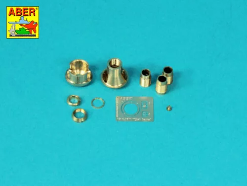 Aber Models Late muzzle brake to barrels in Pz.IVH; Stug.IIIG or PaK 40 - késői – késői csőszájfék