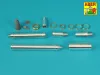 Aber Models 120 mm L/55 Barrel for German Tank Leopard 2A7V - 120 mm-es L/55 lövegcső – Leopard 2A7V-hez