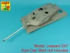 Aber Models 120 mm L/55 Barrel for German Tank Leopard 2A7V - 120 mm-es L/55 lövegcső – Leopard 2A7V-hez