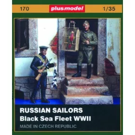   Plus Model Russische Matrosen (Schwarzmeerflotte) WW II – figura makett
