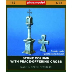   Plus Model Steinläule mit Friedensangebot Kreuz – figura makett