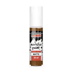   Pentart Matt gesztenye színű akrilfesték - hobbi festék 20 ml 1907