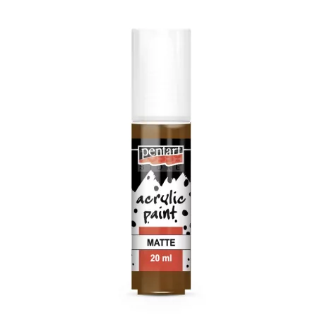 Pentart Matt gesztenye színű akrilfesték - hobbi festék 20 ml 1907