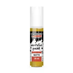   Pentart Matt okker színű akrilfesték - hobbi festék 20 ml 1909