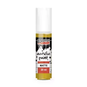 Pentart matt akrilfesték - okker 20 ml