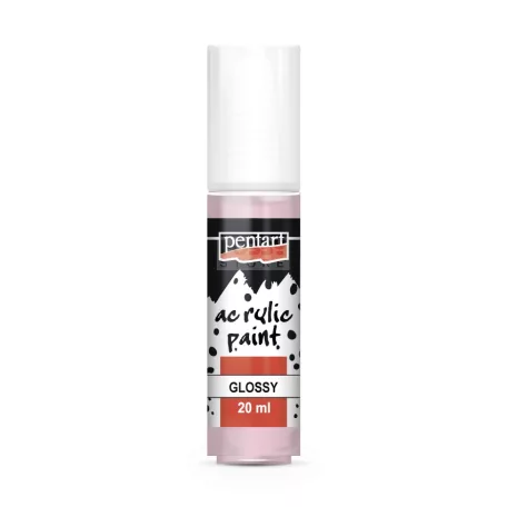 Pentart Fényes rózsaszín színű akril bázisú hobbi festék 20 ml
