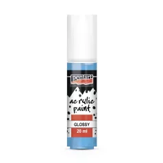   Pentart Fényes világoskék színű akril bázisú hobbi festék 20 ml