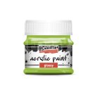 Pentart Fényes almazöld színű akril bázisú hobbi festék 50 ml