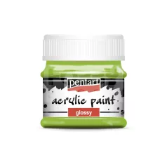   Pentart Fényes almazöld színű akril bázisú hobbi festék 50 ml