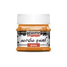 Pentart Fényes narancs színű akril bázisú hobbi festék 50 ml
