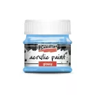 Pentart Fényes világoskék színű akril bázisú hobbi festék 50 ml