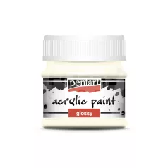   Pentart Fényes elefántcsont színű akril bázisú hobbi festék 50 ml