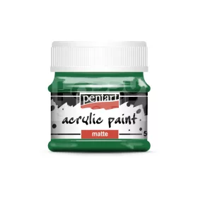 Pentart matt akrilfesték - zöld 50 ml