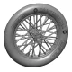 Art Scale Kit German 610x85 spoked wheels - 1 pair - német 610×85 küllős kerekek – 1 pár