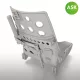 Art Scale Kit A6M Zero Seat early with strarting handle - 3D print - korai 3D nyomtatott ülés indítókarral