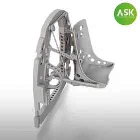   Art Scale Kit A6M Bulkhead with Seat in MIDDLE position - 3D for Tamiya - válaszfal üléssel, középső helyzetben, 3D nyomtatott