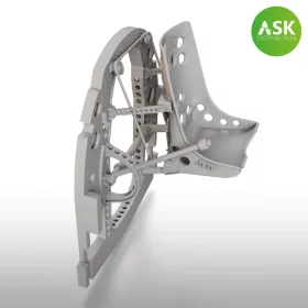   Art Scale Kit A6M Bulkhead with Seat in TOP position - 3D for Tamiya - válaszfal üléssel, felső helyzetben, 3D nyomtatott