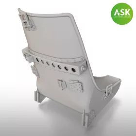   Art Scale Kit A5M Claude Seat without starting handle - 3D print - 3D nyomtatott ülés indítókar nélkül